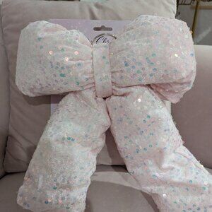 Decorative Pink Sequined Bow